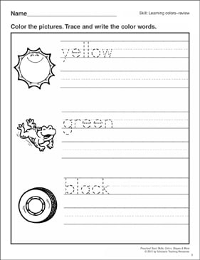 Magic image in printable colors Trust image within printable colors