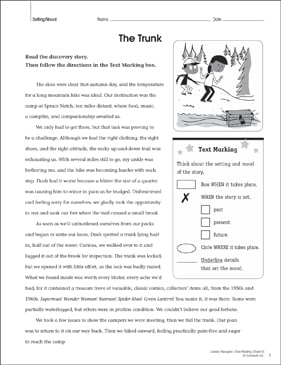 Tone & Mood Worksheets, Activities & Printable Reading ...