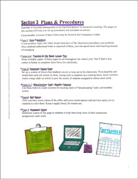 Plans & Procedures: Essential Forms for Teachers