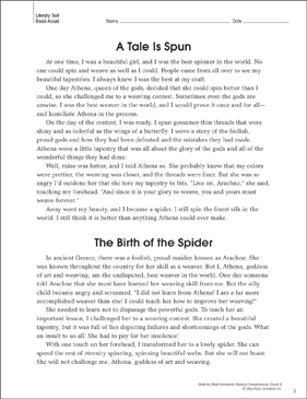 arachne the weaver pdf