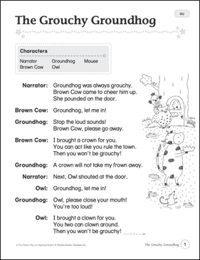 The Grouchy Groundhog: Phonics Play