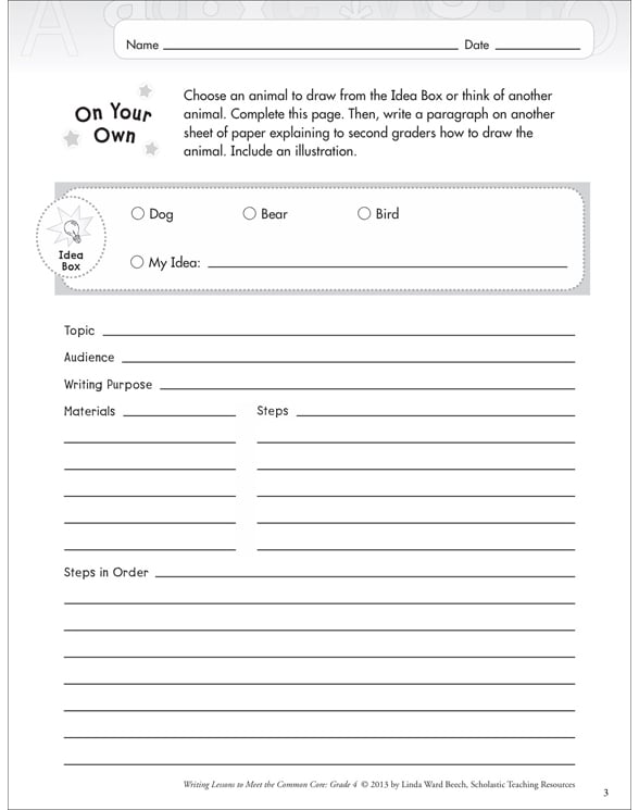 Money Bunny: Explanatory Writing Lesson | Printable Assessment Tools