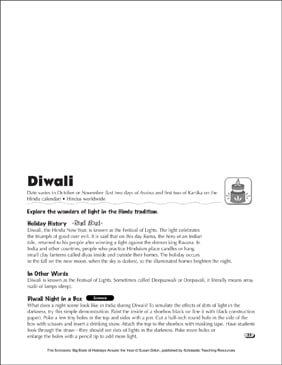 Diwali Hindu New Year Printables Clip Art Worksheets Lesson Plans For Kids