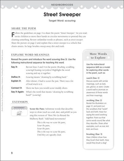 Street Sweeper Target Word Scouring Printable Lesson Plans And Ideas Texts Zone out and relax to the hypnotic sounds of a street sweeper as it rolls by again, and again, and again. street sweeper target word scouring