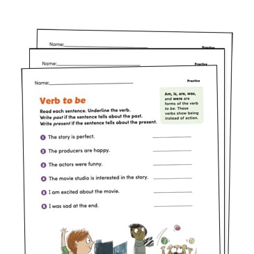 Helping And Linking Verbs Grade 3 Collection Printable Leveled Learning Collections