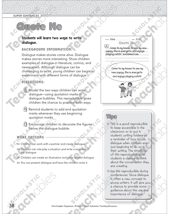 Quotation Marks Grade 2 Collection Printable Leveled Learning Collections
