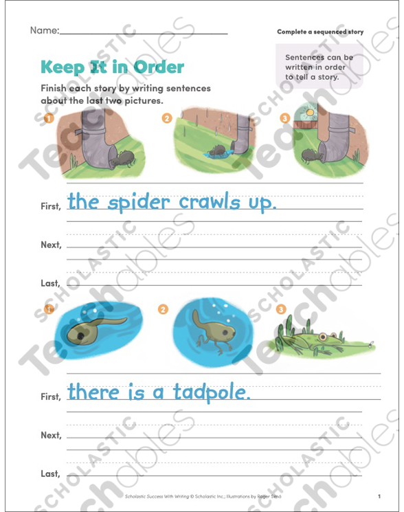 Sequencing Grade 1 Collection | Printable Differentiation ...