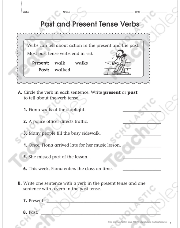 verb tenses grade 3 collection printable differentiation collections