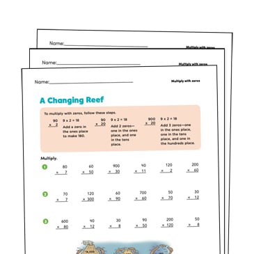 Download 4th Grade Multiplication Worksheets