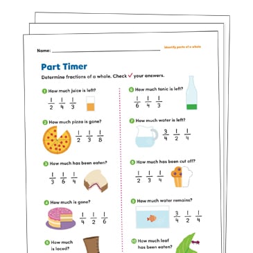 Fractions Basics Grade 2 Collection