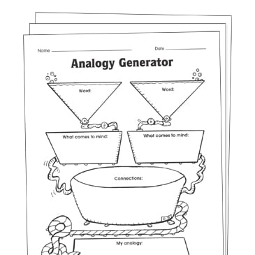 Analogies Grade 4 Collection Printable Differentiation Collections