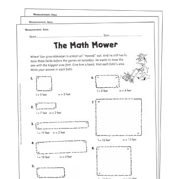 grade 4 perimeter and area worksheets