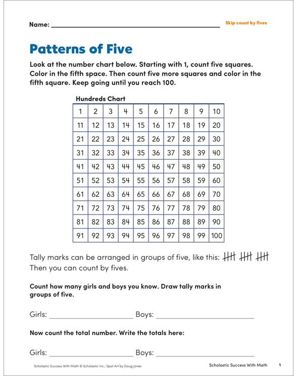 Number Patterns Grade 2 Collection | Printable Leveled Learning Collections