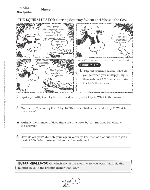 Division Story Problems Grade 3 Collection | Printable Leveled Learning