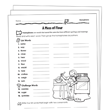 homophones grade 3 collection printable differentiation collections