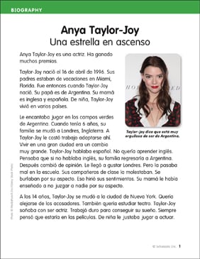 Anya Taylor-Joy (16 de Abril de 1996), Artista