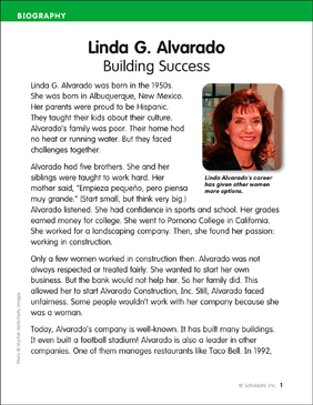 Linda G. Alvarado: Building Success