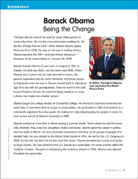Barack Obama: Biography