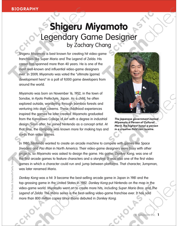 Shigeru Miyamoto (2013 bio)