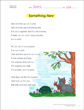 Something New: Reading Homework