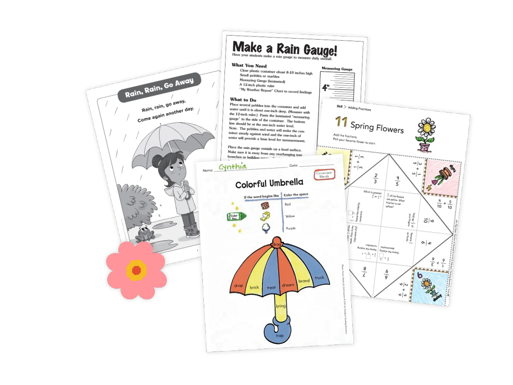 Images of Spring's related printables