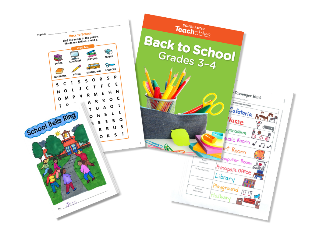 Image of printables about back to school learning