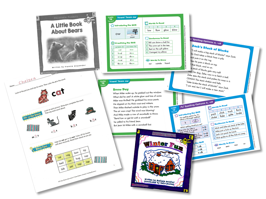 Image of mini-books and texts