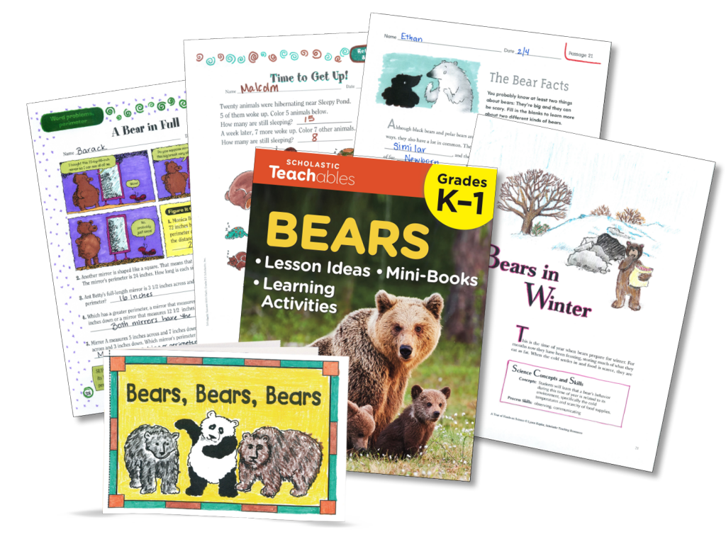 Image of printables about bears
