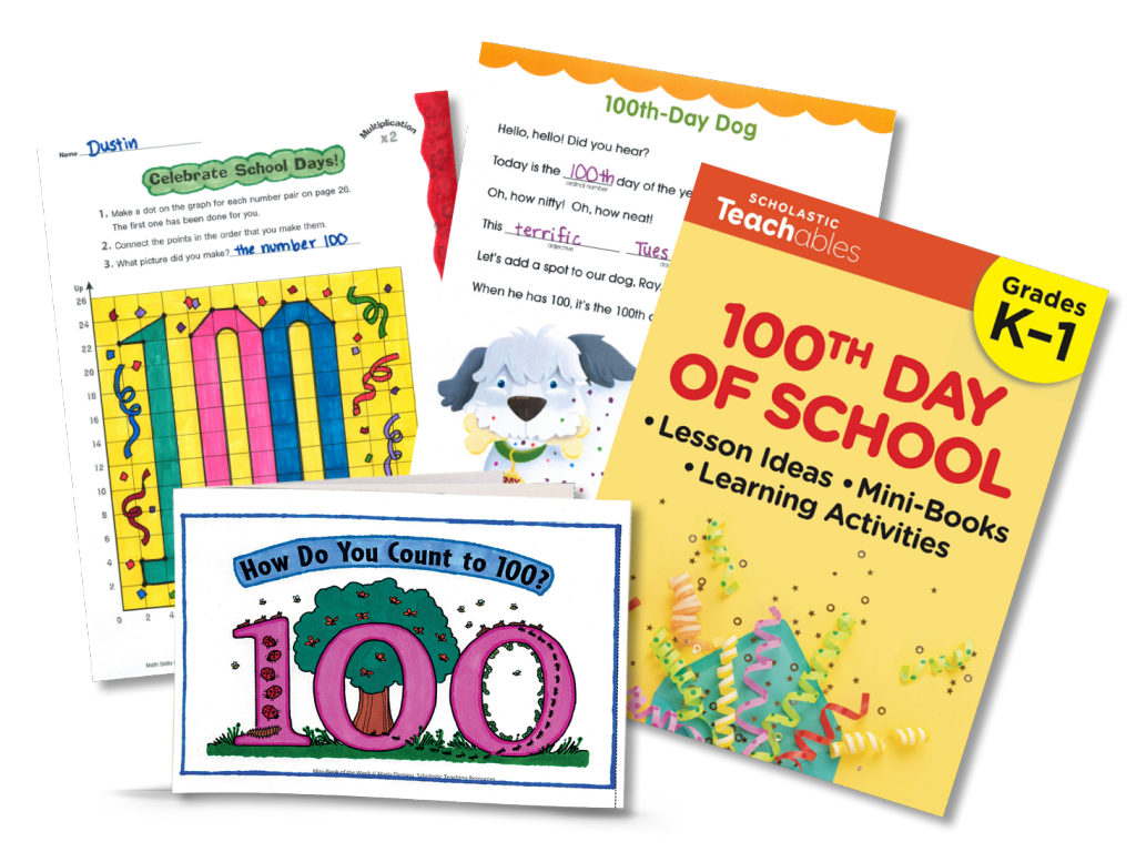 Lesson plans, skills sheets, mini-books, and more about the 100th Day of School.